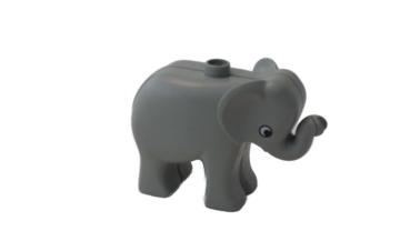 LEGO® DUPLO® Elefant klein hellgrau gebraucht