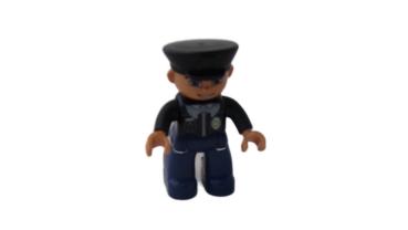 LEGO® DUPLO® Polizist schwarz/blau gebraucht