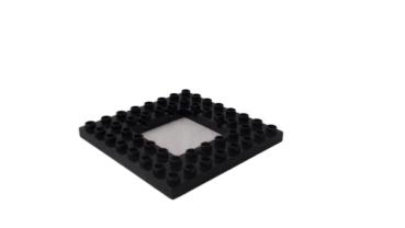 LEGO® DUPLO® Rahmen 8 x 8 schwarz gebraucht