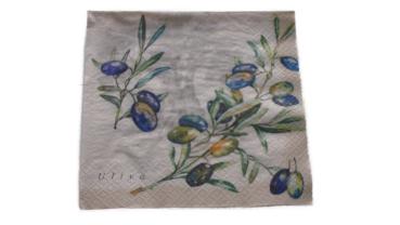 Serviette 33 x 33 cm Uliva 2 Motive