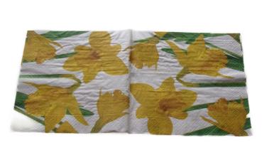 Serviette 33 x 33 cm Osterglocken