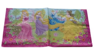Serviette 33 x 33 cm Disney Princess