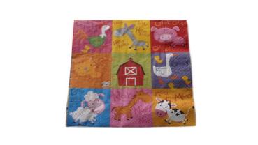 Serviette 33 x 33 cm Tiere