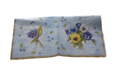 Serviette 33 x 33 cm Primeln