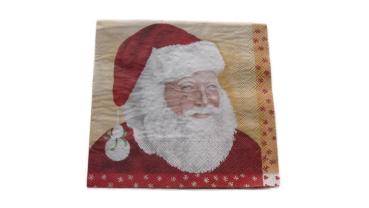 Serviette 33 x 33 cm Weihnachtsmann