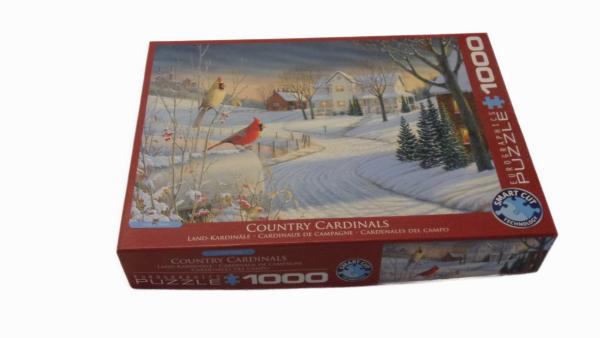 1000 Teile Puzzle Country Cardinals gebraucht
