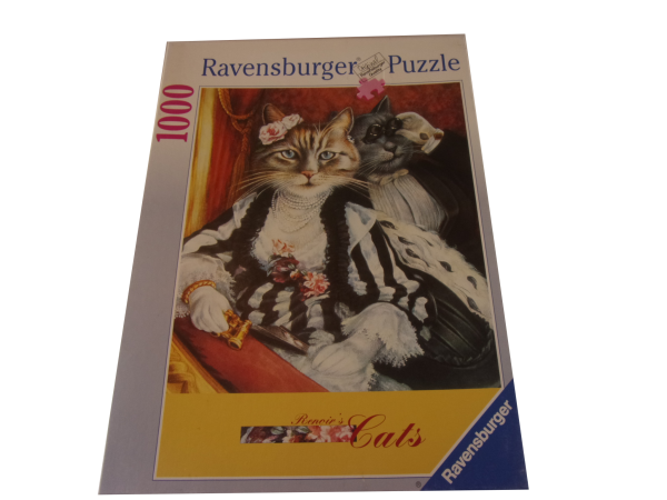 1000 Teile Puzzle Renoir`s Cat gebraucht