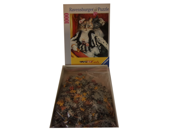 1000 Teile Puzzle Renoir`s Cat gebraucht