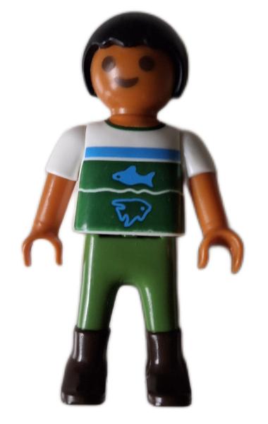 Playmobil ® Kind Junge Fisch gebraucht