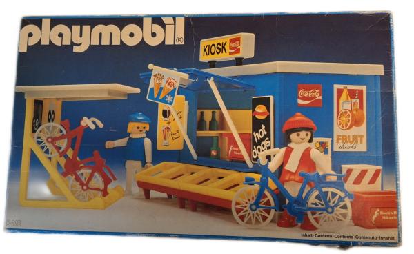 Playmobil ® 3418 Kiosk mit Fahrradständer gebraucht