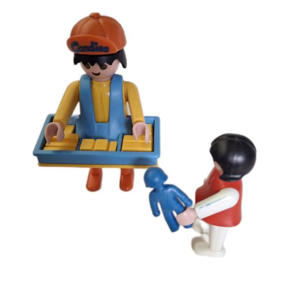 Playmobil ® 3302 2 Hausfrauen/Moped gebraucht