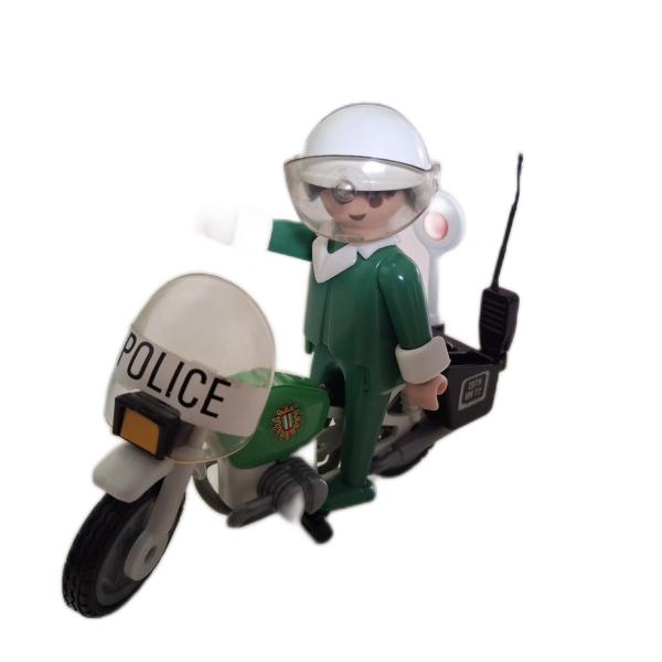 Playmobil ® 3564 Polizist - Motorrad gebraucht