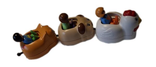 Playmobil ® 1 - 2 - 3 6767  Fröhlicher Tierchen Zug gebraucht