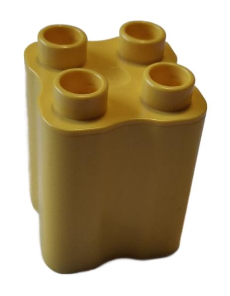 LEGO® DUPLO® 31061 2 x 2 x 2 gelb wellig gebraucht
