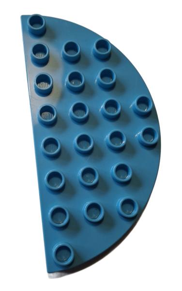 LEGO® DUPLO® 29304 4 x 8 Platte blau abgerundet gebraucht