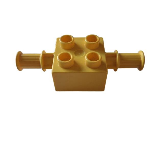 LEGO® DUPLO® 40637 2 x 2 Stein mit St. At Seiten gelb gebraucht