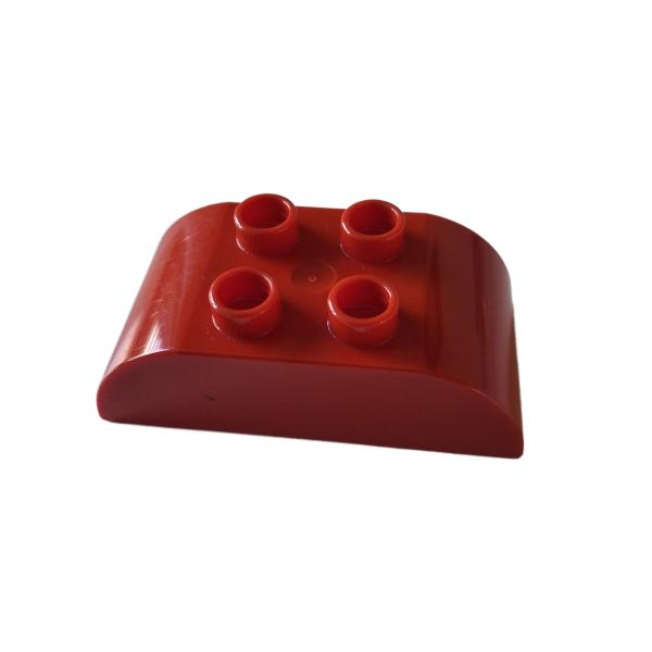 LEGO® DUPLO® 98223 2 x 4 Dachstein abgerundet rot gebraucht