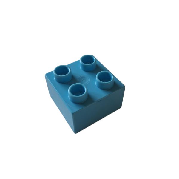 LEGO® DUPLO® 3437 2 x 2 Stein türkis gebraucht