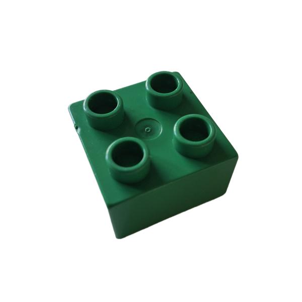 LEGO® DUPLO® 3437 2 x 2 Stein dunkelgrün gebraucht