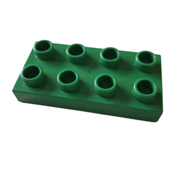 LEGO® DUPLO® 40666 2 x 4 Platte dunkelgrün gebraucht