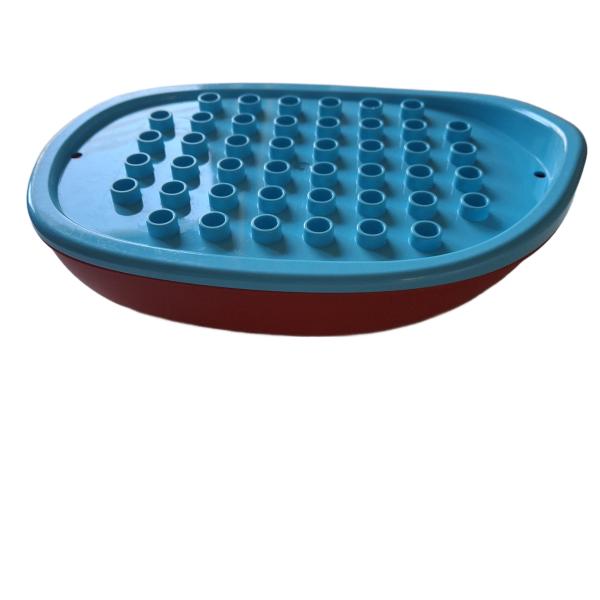 LEGO® DUPLO® Schiffsrumpf rot blau gebraucht