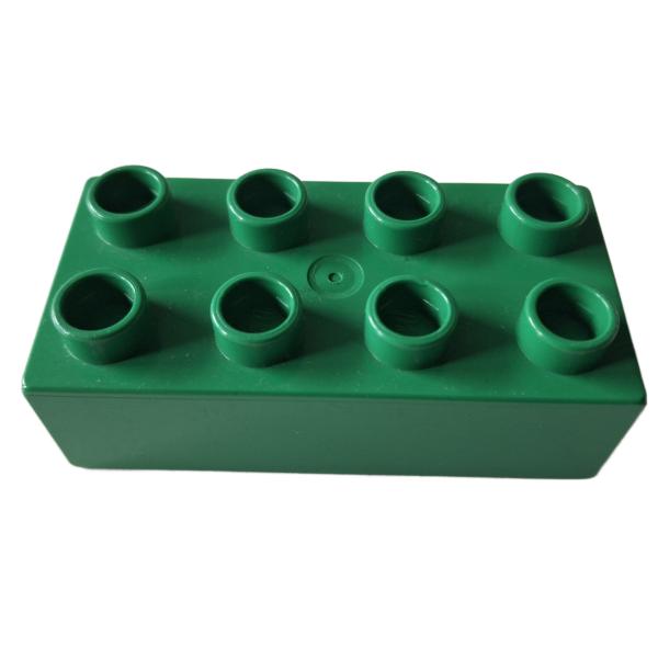 LEGO® DUPLO® 3011 2 x 4 Stein dunkelgrün gebraucht