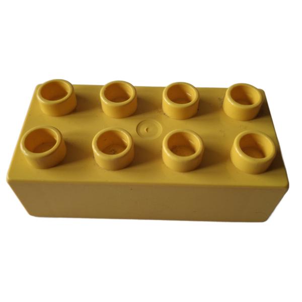 LEGO® DUPLO® 3011 2 x 4 Stein gelb gebraucht
