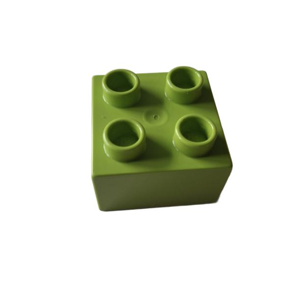 LEGO® DUPLO® 3437 2 x 2 Stein grasgrün gebraucht