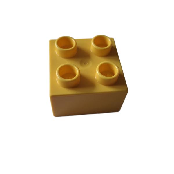 LEGO® DUPLO® 3437 2 x 2 Stein gelb gebraucht