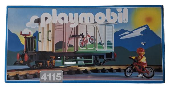 Playmobil ® 4115 Güterwagon Fahrradwagen gebraucht