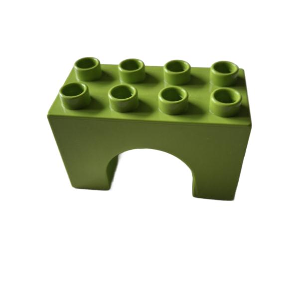 LEGO® DUPLO® 11198 Brückenteil 2 x 4 grasgrün gebraucht