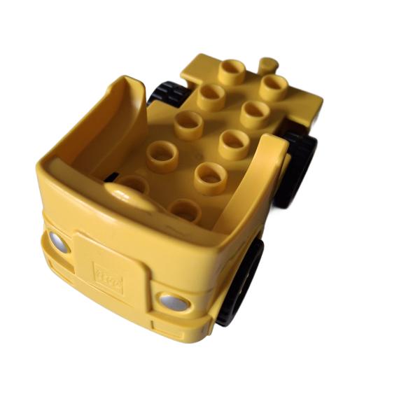 LEGO® DUPLO® 95462 LKW - Aufbau gelb mit Rädern gebraucht