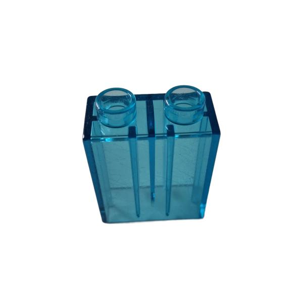 LEGO® DUPLO® 4066 1 x 2 x 2 Stein transparent blau gebraucht