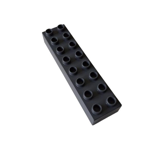 LEGO® DUPLO® 4199 2 x 8 Stein dunkelgrau gebraucht
