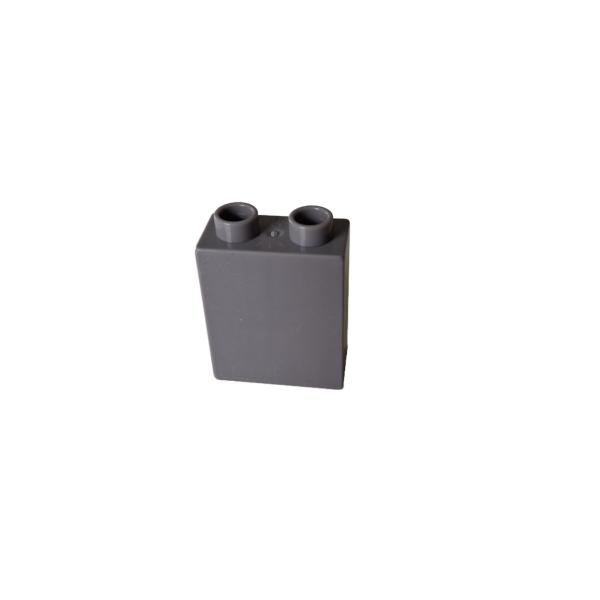 LEGO® DUPLO® 4066 1 x 2 x 2 Stein dunkelgrau gebraucht