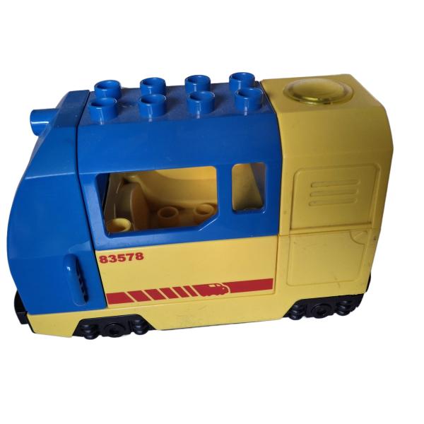 LEGO® DUPLO® E-Lok gelb / blau gebraucht