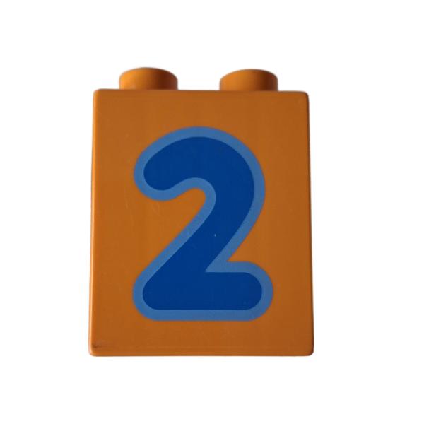 LEGO® DUPLO® 31110 Zahlenwürfel 2 orange gebraucht