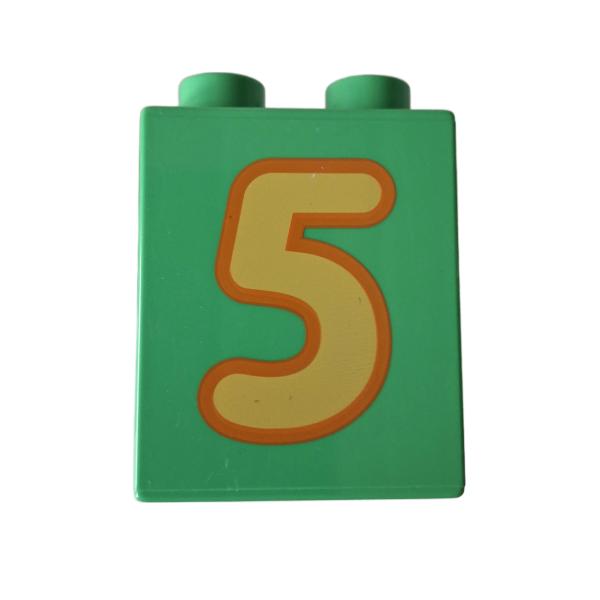 LEGO® DUPLO® 31110 Zahlenwürfel 5 hellgrün gebraucht