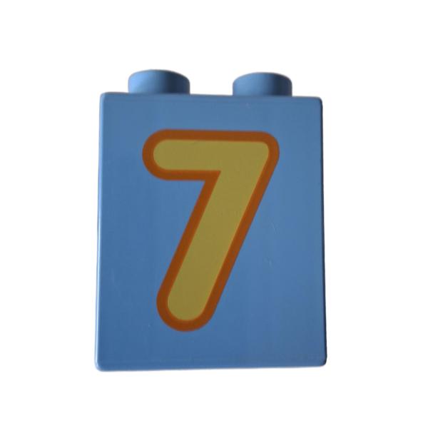 LEGO® DUPLO® 31110 Zahlenwürfel 7 hellblau gebraucht