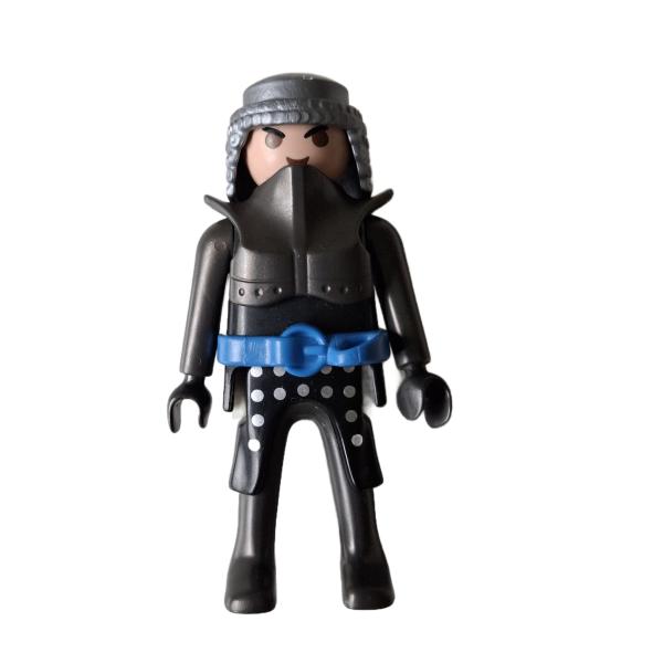Playmobil ® Mann Ritter schwarz gebraucht