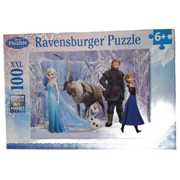 100 XXL Teile Puzzle Im Reich der Schneekönigin gebraucht