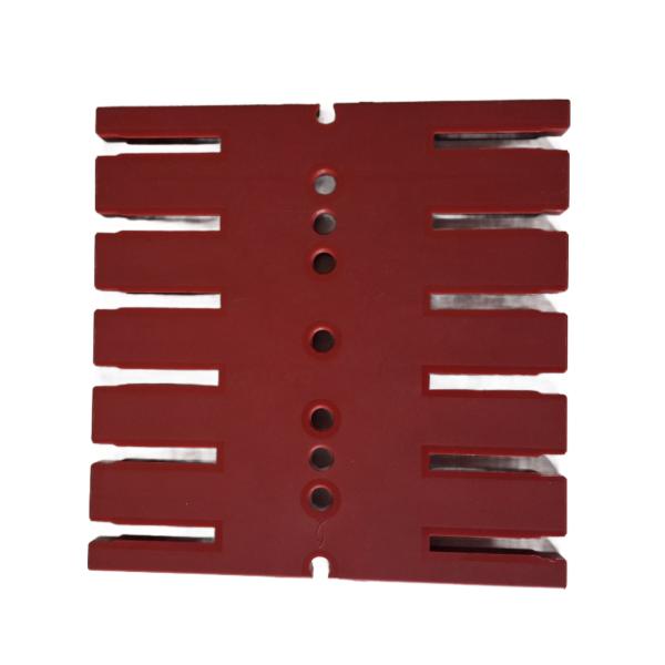 Fischertechnik 31002 Grundplatte 90 x 90 dunkelrot gebraucht