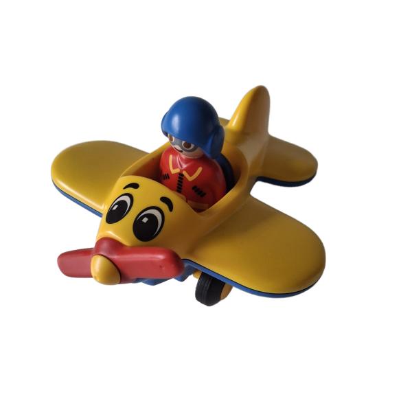 Playmobil ® 1 - 2 - 3 6717 Propellerflugzeug gebraucht