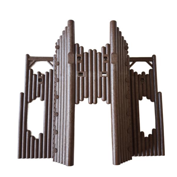 Playmobil ® 30228770 Palisade - Mauer - Festung  dunkelbraun gebraucht