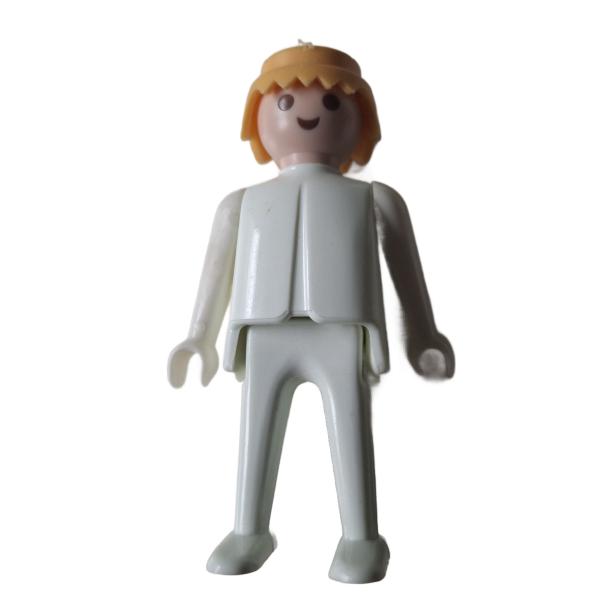 Playmobil ® Mann weiß blonde Haare feste Hände gebraucht