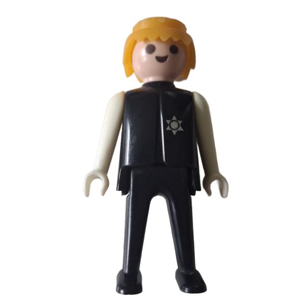 Playmobil ® Mann Sherif blondes Haar feste Hände gebraucht