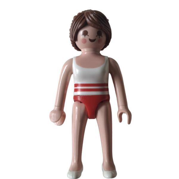 Playmobil ® Frau weiß roter Badeanzug gebraucht