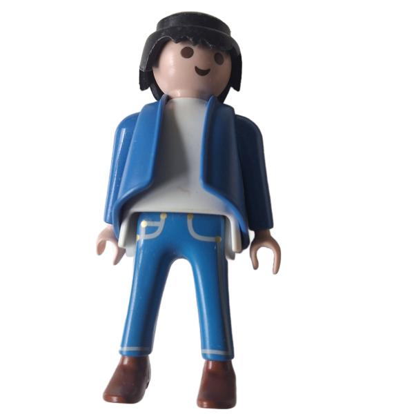 Playmobil ® Mann blaue Jacke gebraucht