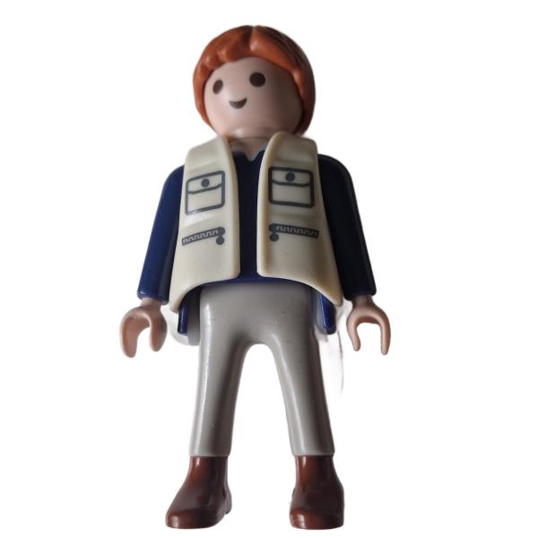Playmobil ® Frau beige Weste gebraucht