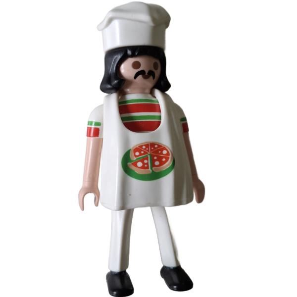 Playmobil ® Mann Pizzabäcker gebraucht